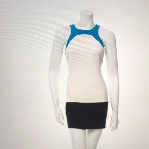 Emilio Pucci color block mini dress